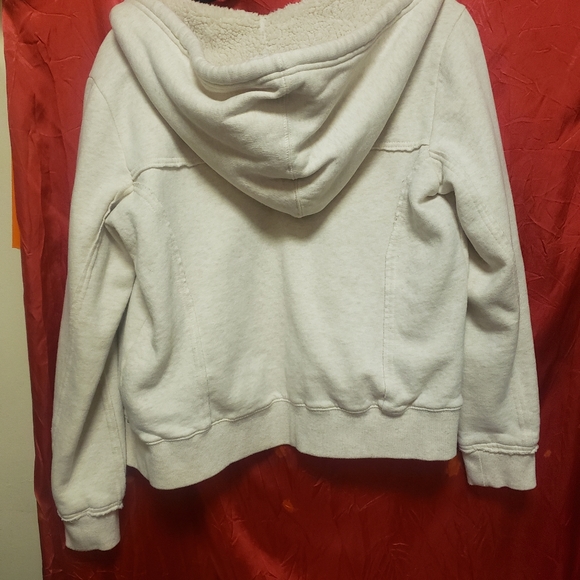 VINTAGE ROXY- WARM ZIP UP JACKET W/ FAUX FUR HOOD/LG/ NWOT - Picture 10 of 16